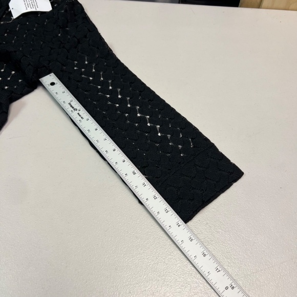 G by Giuliana Black Label Crochet Lace Knit Topper Size XXS - Picture 8 of 10